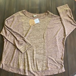 Kori Dolman lightweight sweater top XL